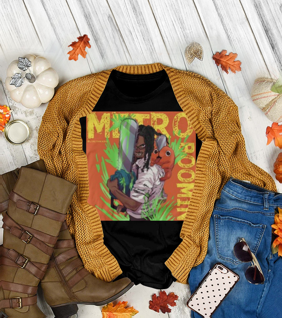 Metro Boomin Lordtakashi Chainsaw Character and Creature T-Shirt