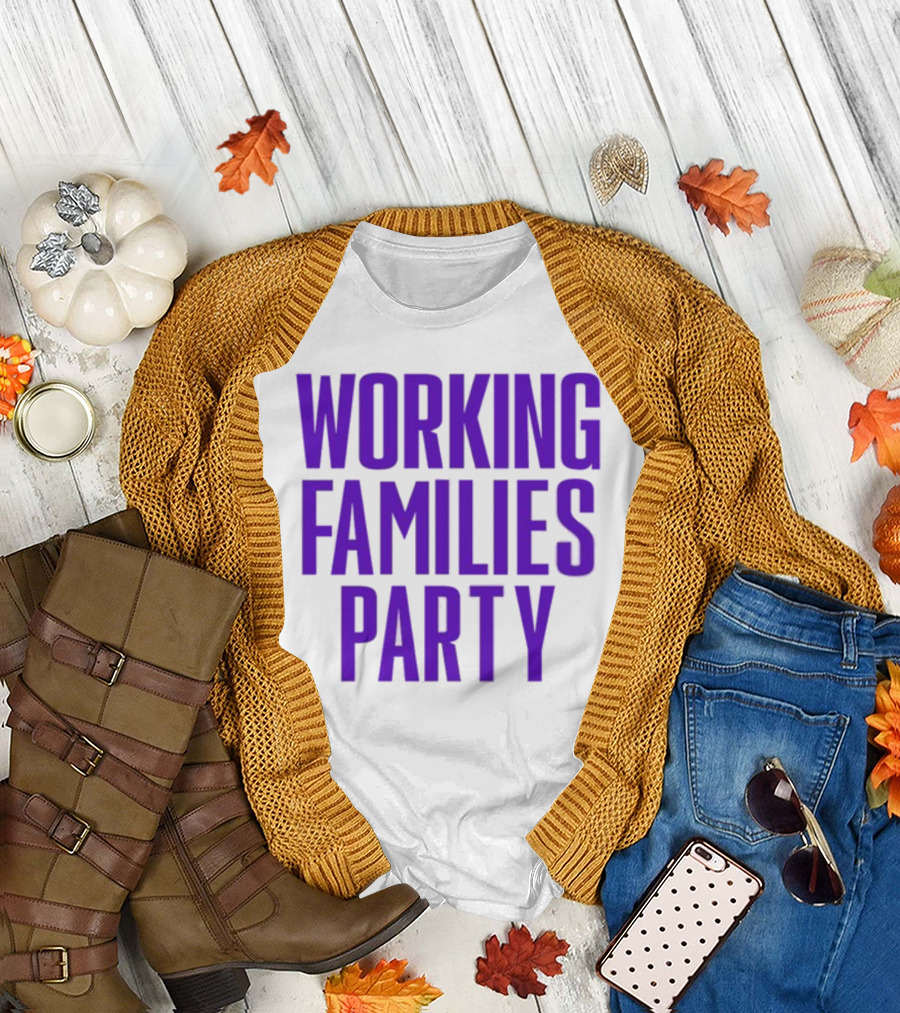 Working Families Party Bold Purple T-Shirt
