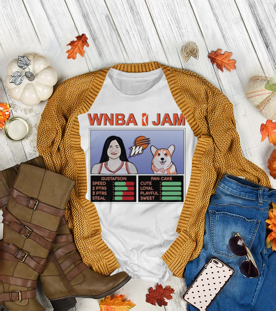 WNBA Jam Megan Gustafson Pan Cake Cute Loyal Playful Sweet T-Shirt