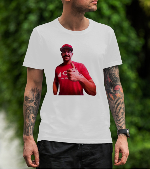 Stay Steer Thumbs Up Cincinnati Red Cap T-Shirt
