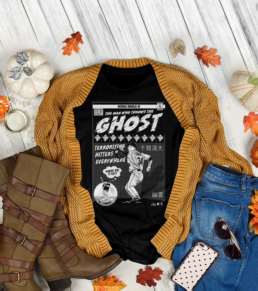 Kodai Senga Is The Man Who Throws The Ghost Terrorizing Hitters Everywhere Where Did It Go T-Shirt