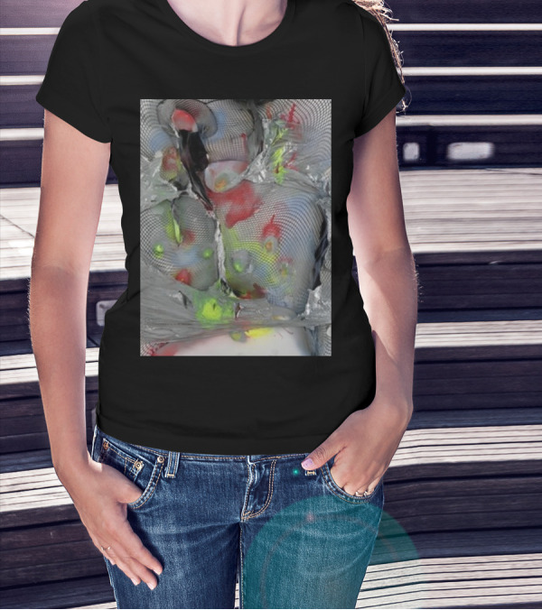 Arca1000000 ^16 Ss Abstract Mesh And Color T-Shirt