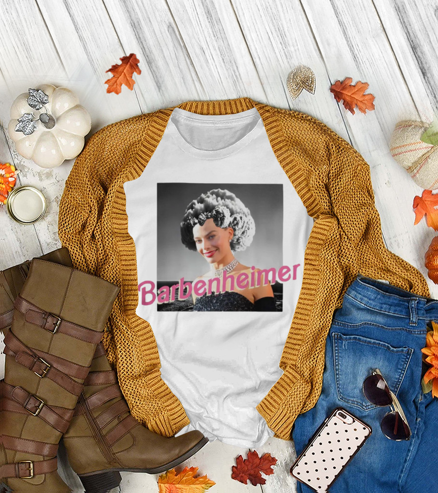 Barbenheimer Mushroom Cloud Hair Classic Glamour T-Shirt