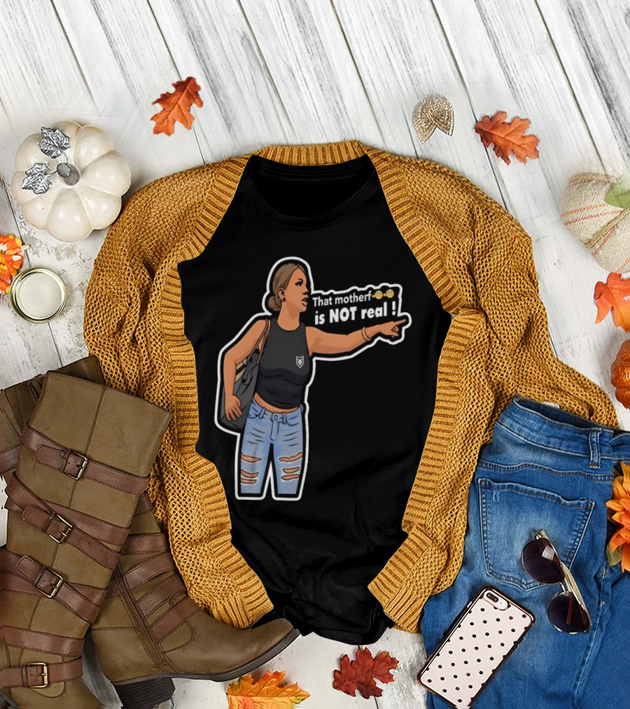 Alphafox That Motherf Emoji Is Not Real T-Shirt