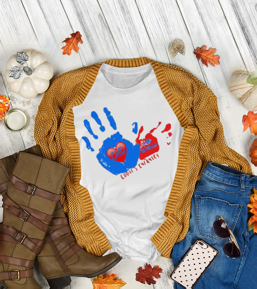 CHD Heart Go Bills Eddie's Infantry T-Shirt