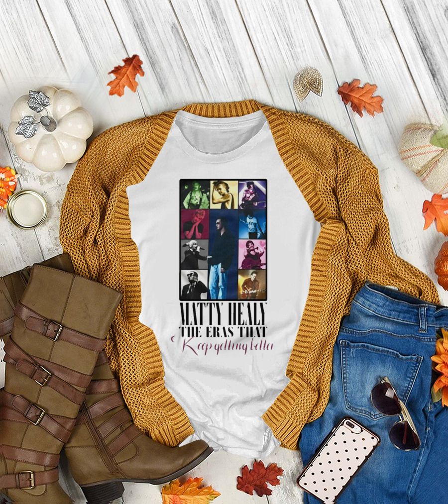 Matty Healy The Eras That Keep Getting Better Collage of Iconic Performances T-Shirt