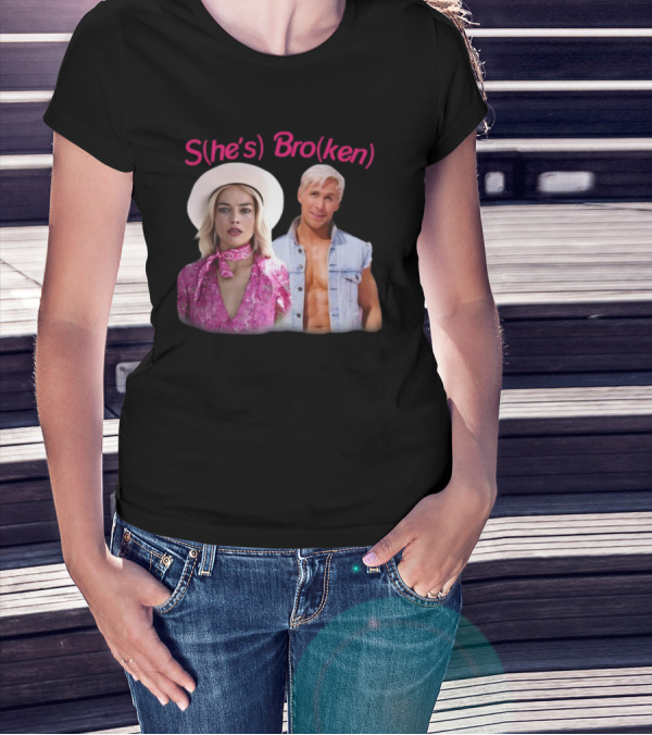 S(He's) Bro(Ken) Iconic Style Statement In Pop Culture T-Shirt