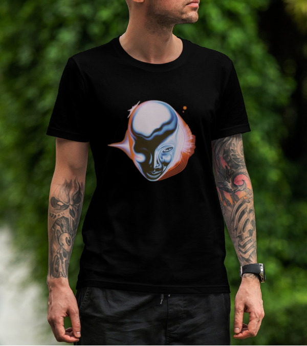 Take My Breath Futuristic Surreal Face T-Shirt