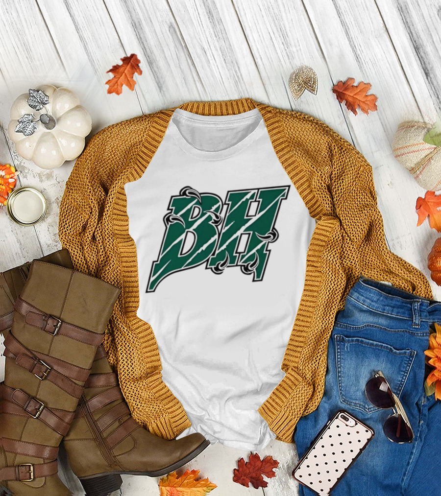 Breece Hall BH Green Claw Marks T-Shirt