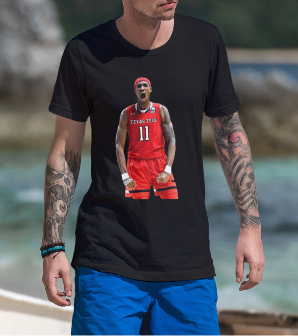 Tariq Owens Texas Tech Red Raiders Basketball 11 NCAA Tournament Roar T-Shirt