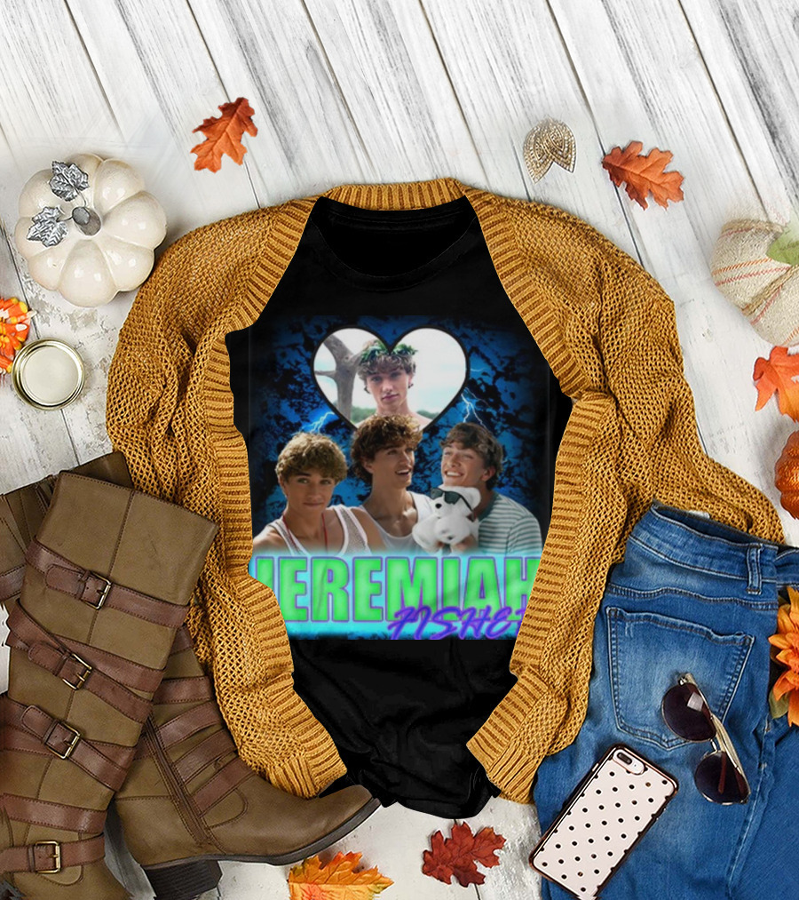 JEREMIAH FISHER Heart Lightning Trio T-Shirt