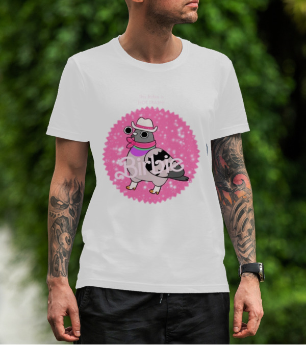 Charlubby Birbie In Pink Sparkle With Cowboy T-Shirt