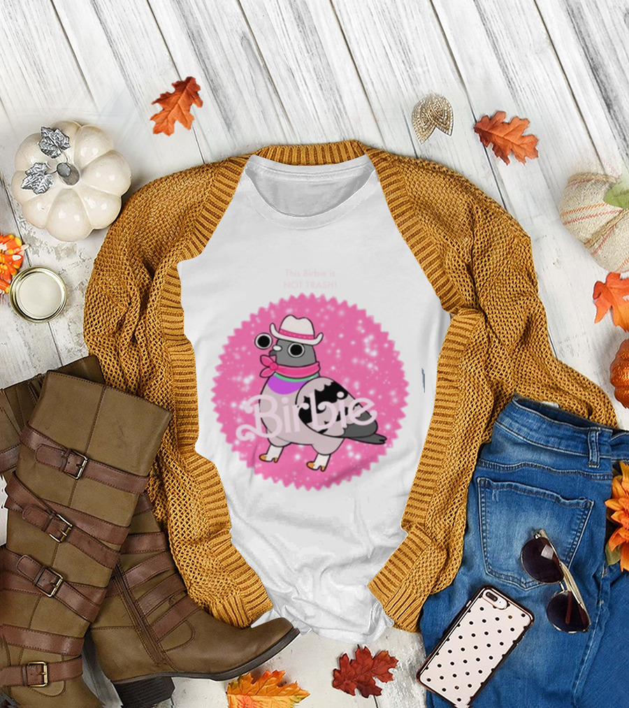 Charlubby Birbie in Pink Sparkle with Cowboy T-Shirt