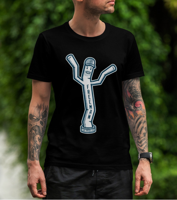 Freddie Freeman Los Angeles Dancing Inflatable Tube Guy T-Shirt