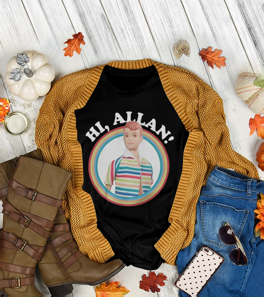 Hi Allan Retro Rainbow Toy T-Shirt