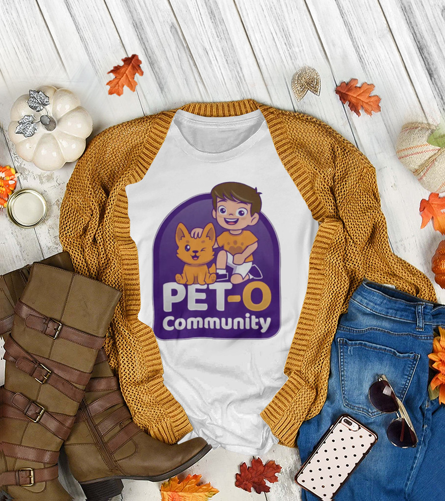 PET-O Community Winking Dog Child Cartoon T-Shirt