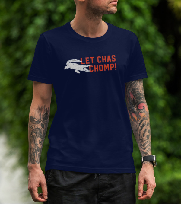 Ramshirts Let Chas Chomp Alligator Text T-Shirt