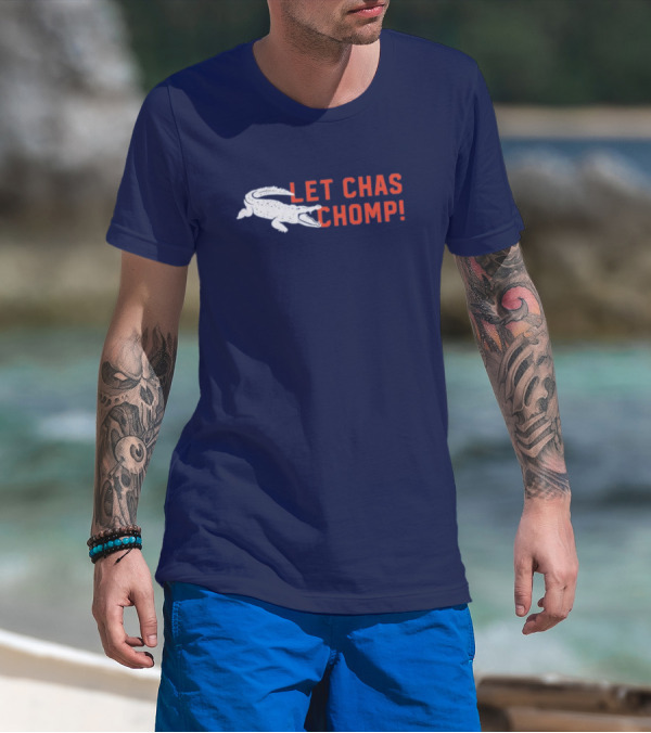 Ramshirts Let Chas Chomp Alligator Text T-Shirt