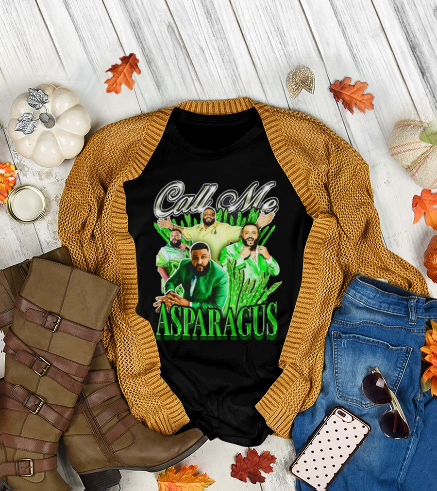 Call Me Asparagus DJ Khaled Green Ensemble T-Shirt