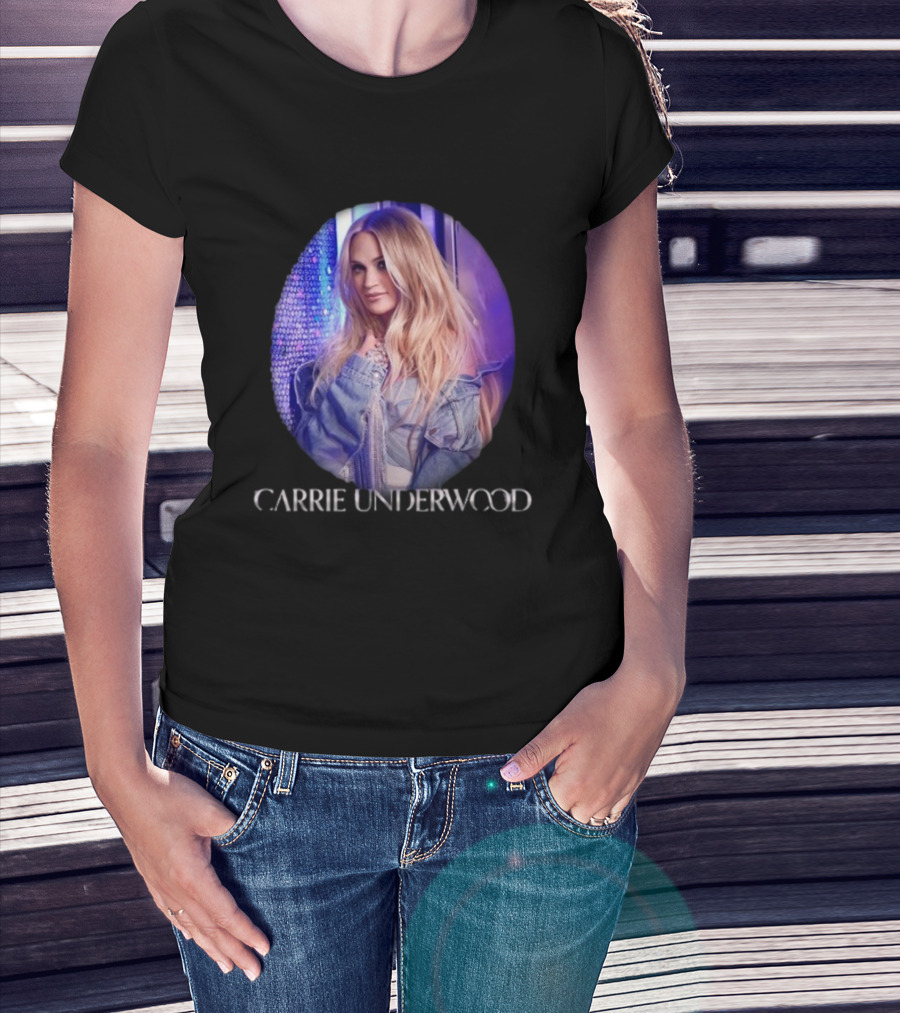 Carrie Underwood Denim And Rhinestones Deluxe T-Shirt