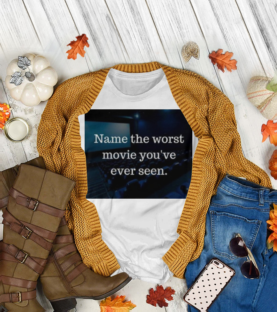 Name The Worst Movie You've Ever Seen Cinema Seats T-Shirt
