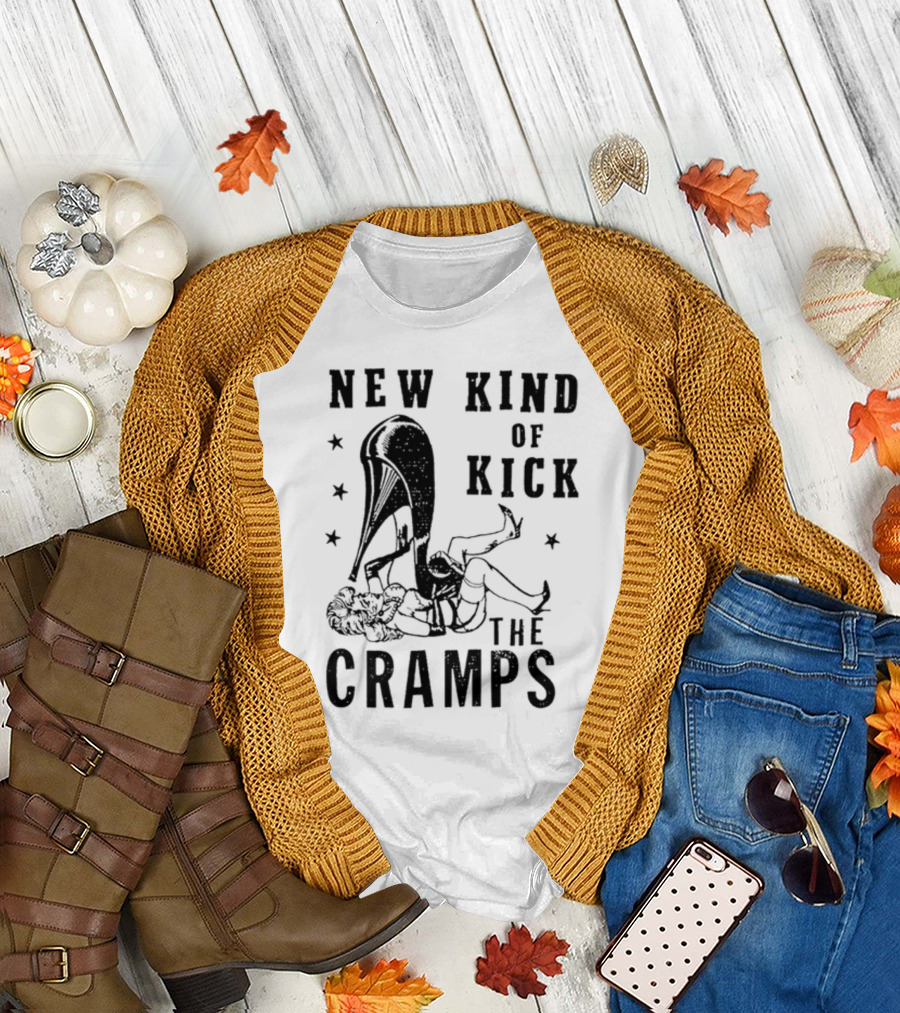 New Kind Of Kick The Cramps Retro Pin-Up T-Shirt