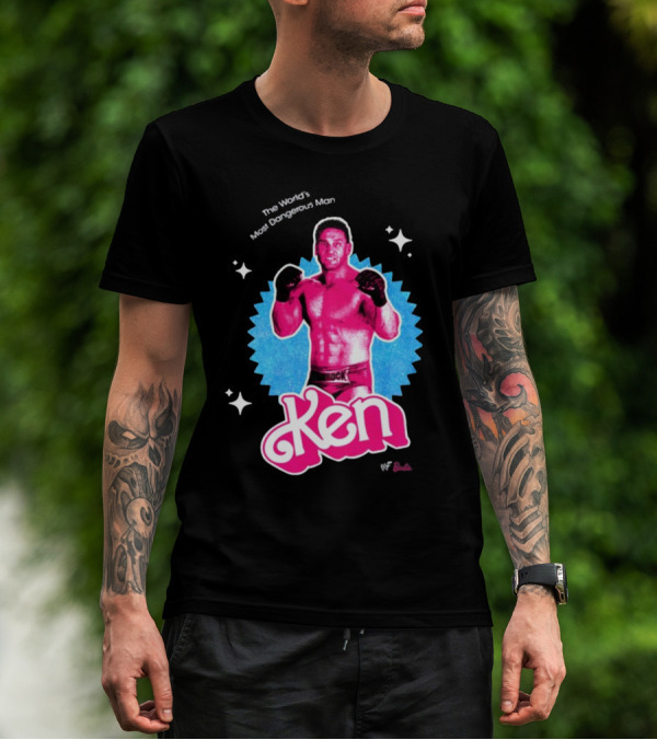 Nostalgiagland Ken The World's Most Dangerous Man Bold Retro Boxing T-Shirt