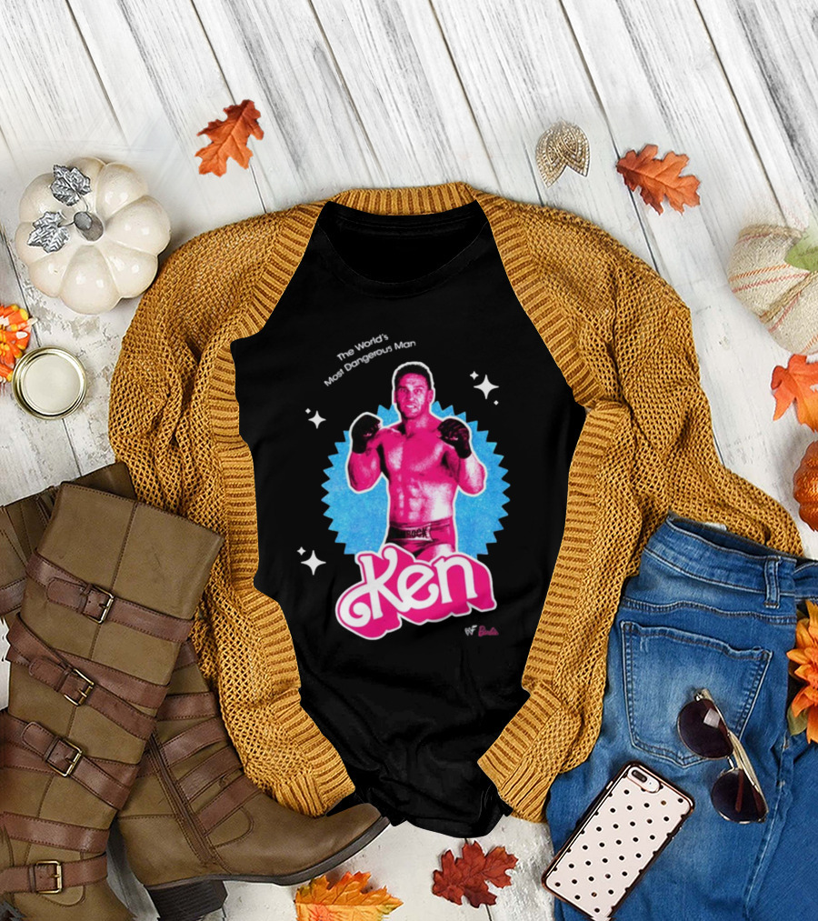 Nostalgiagland Ken The World's Most Dangerous Man Bold Retro Boxing T-Shirt