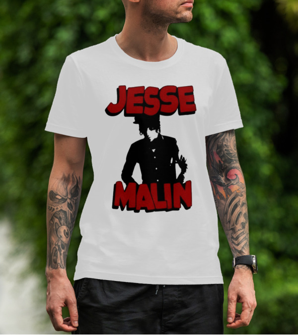 Jesse Malin Bold Red Text T-Shirt