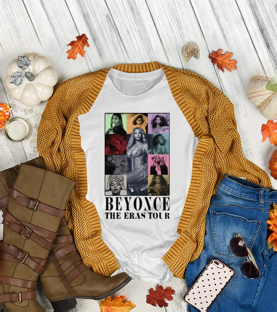 Beyonce The Eras Tour Collage of Iconic Looks T-Shirt