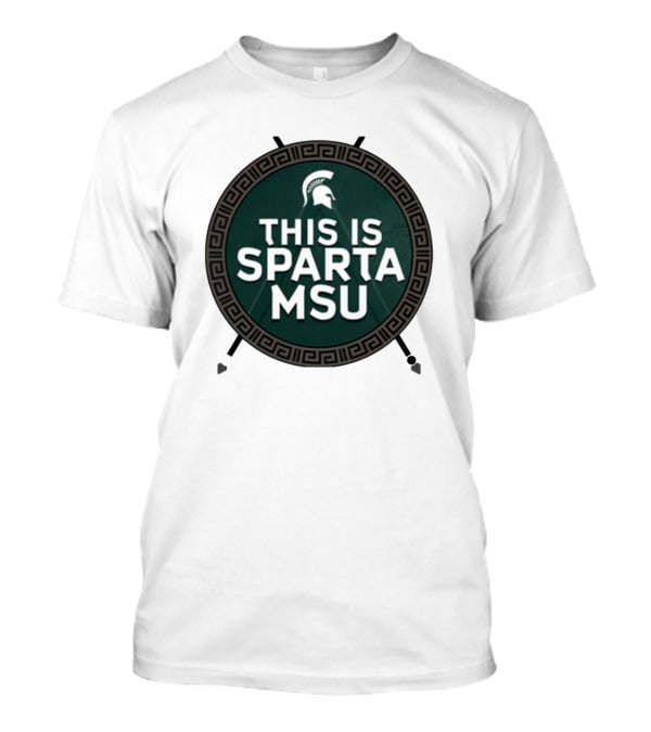 Michigan State University This Is Sparta MSU Spartan Helmet T-Shirt