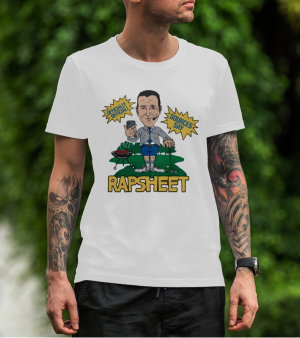 Homage Rapsheet Officially Official Sources Say T-Shirt