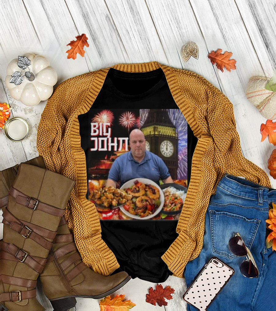 Big John Fireworks Feast Near Big Ben T-Shirt
