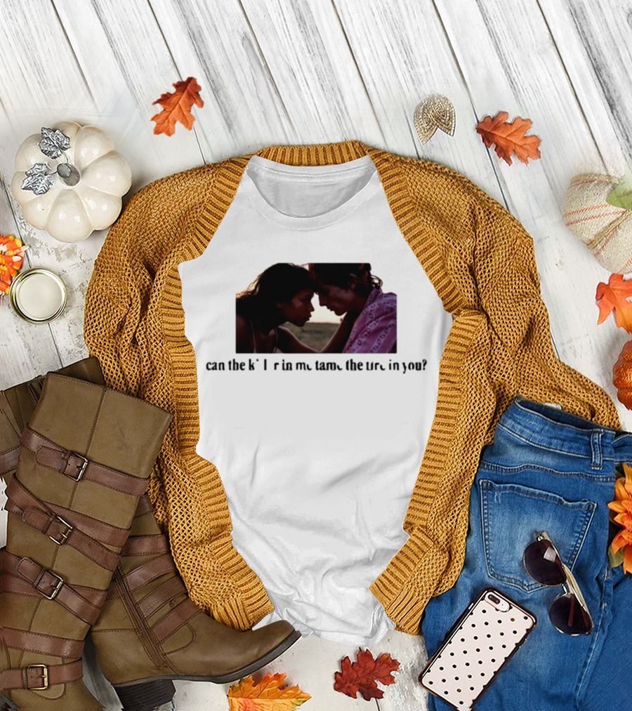 Can The Killer In Me Tame The Fire In You Shadowed Intimate Moment T-Shirt