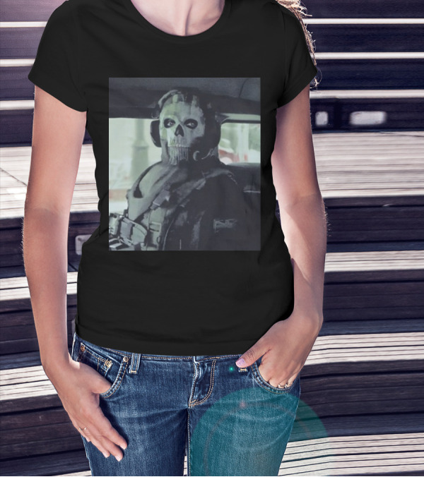 Modern Warfare II Ghost Mask Operator Stare T-Shirt