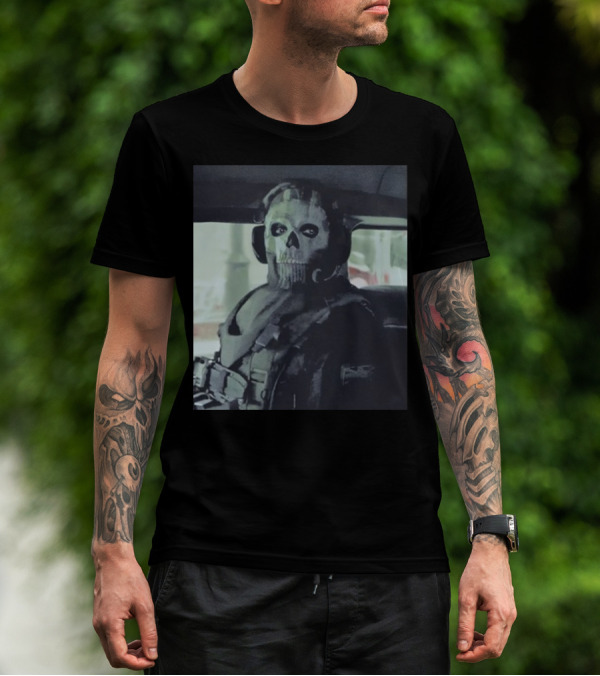 Modern Warfare II Ghost Mask Operator Stare T-Shirt