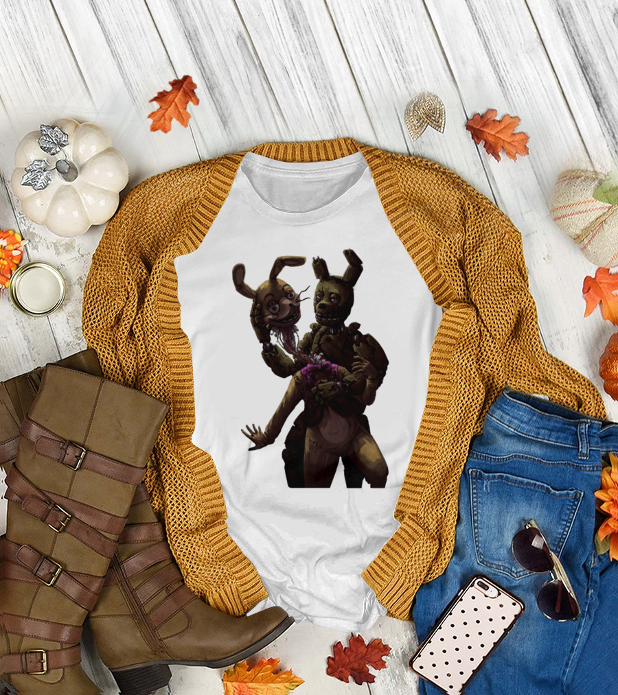 Springtrap Vs Malhare Battle Scene T-Shirt