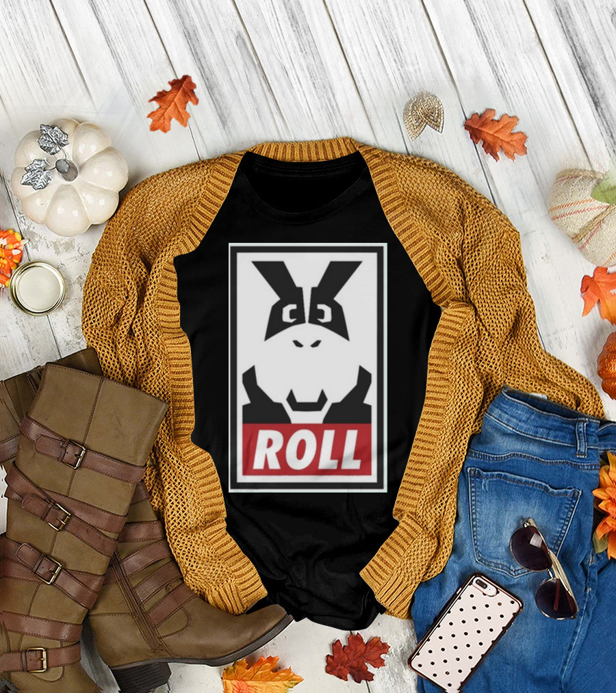 Hard Drive Roll Bunny Icon Roll T-Shirt