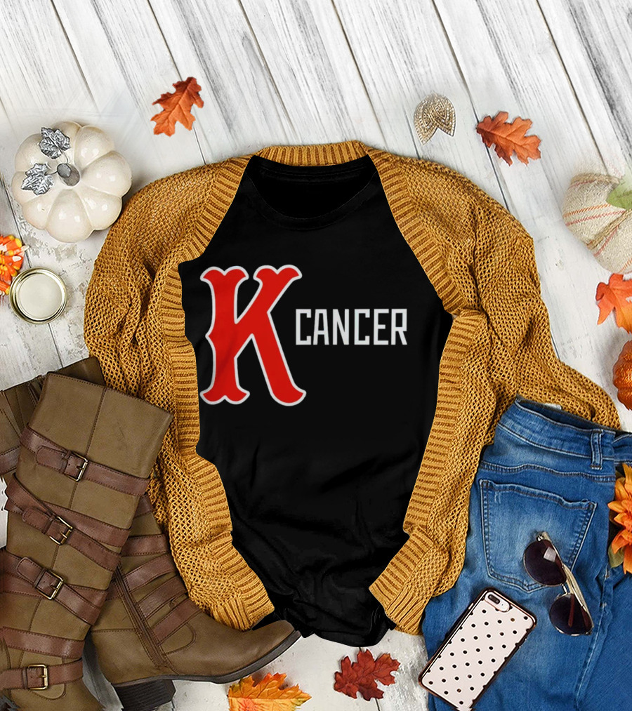 Boston Red Sox K Cancer T-Shirt