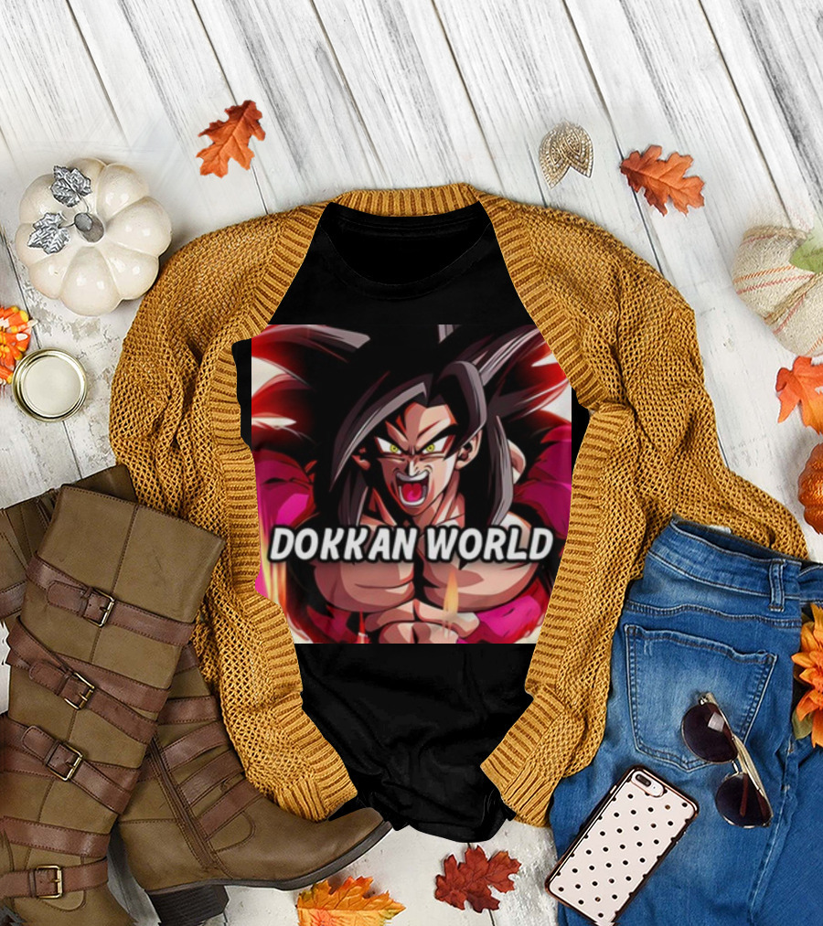 Dokkan World Super Saiyan 4 Character Burst T-Shirt