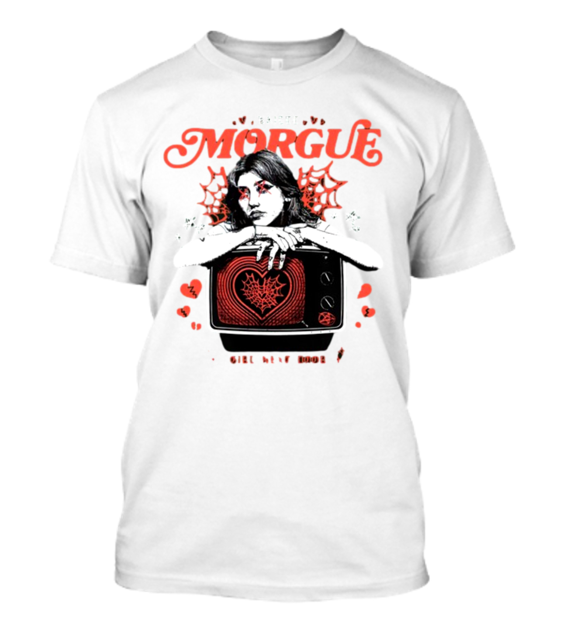 Kailee Morgue Spider Web TV Girl Next Door T-Shirt