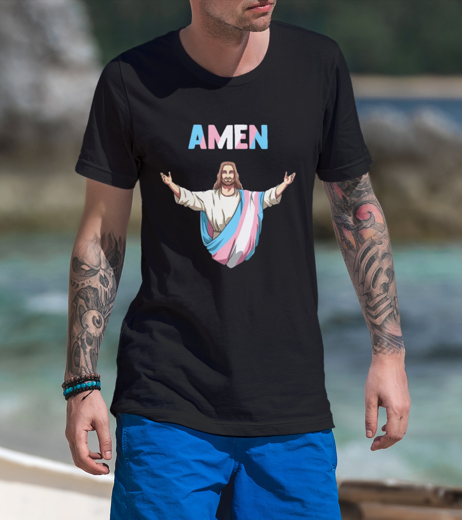 Amen Jesus X Chromosomes T-Shirt