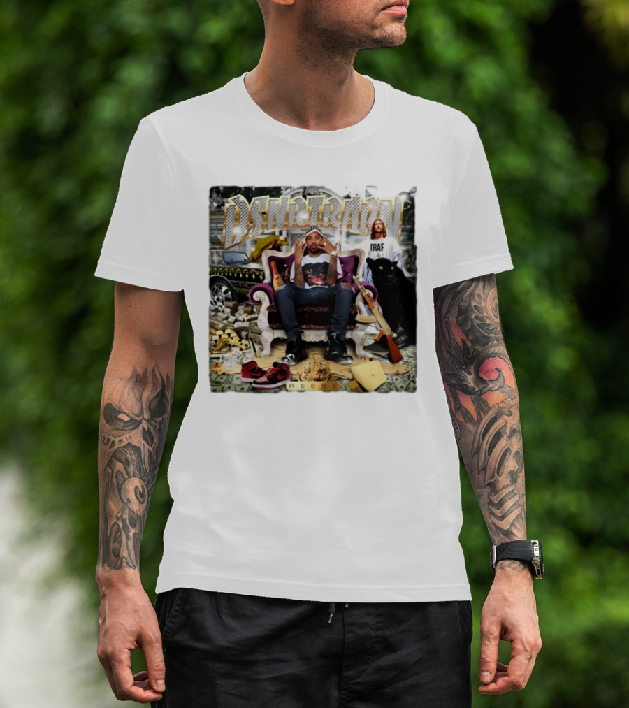 DSNRTRAPN Reese Throne Money Car Panther Rifle T-Shirt
