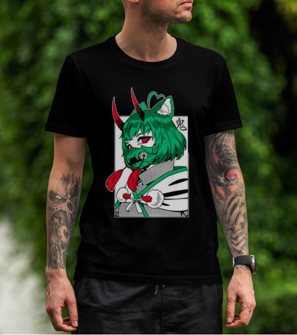 Girl Dm Bundle Anime Style Masked Character Birthday T-Shirt