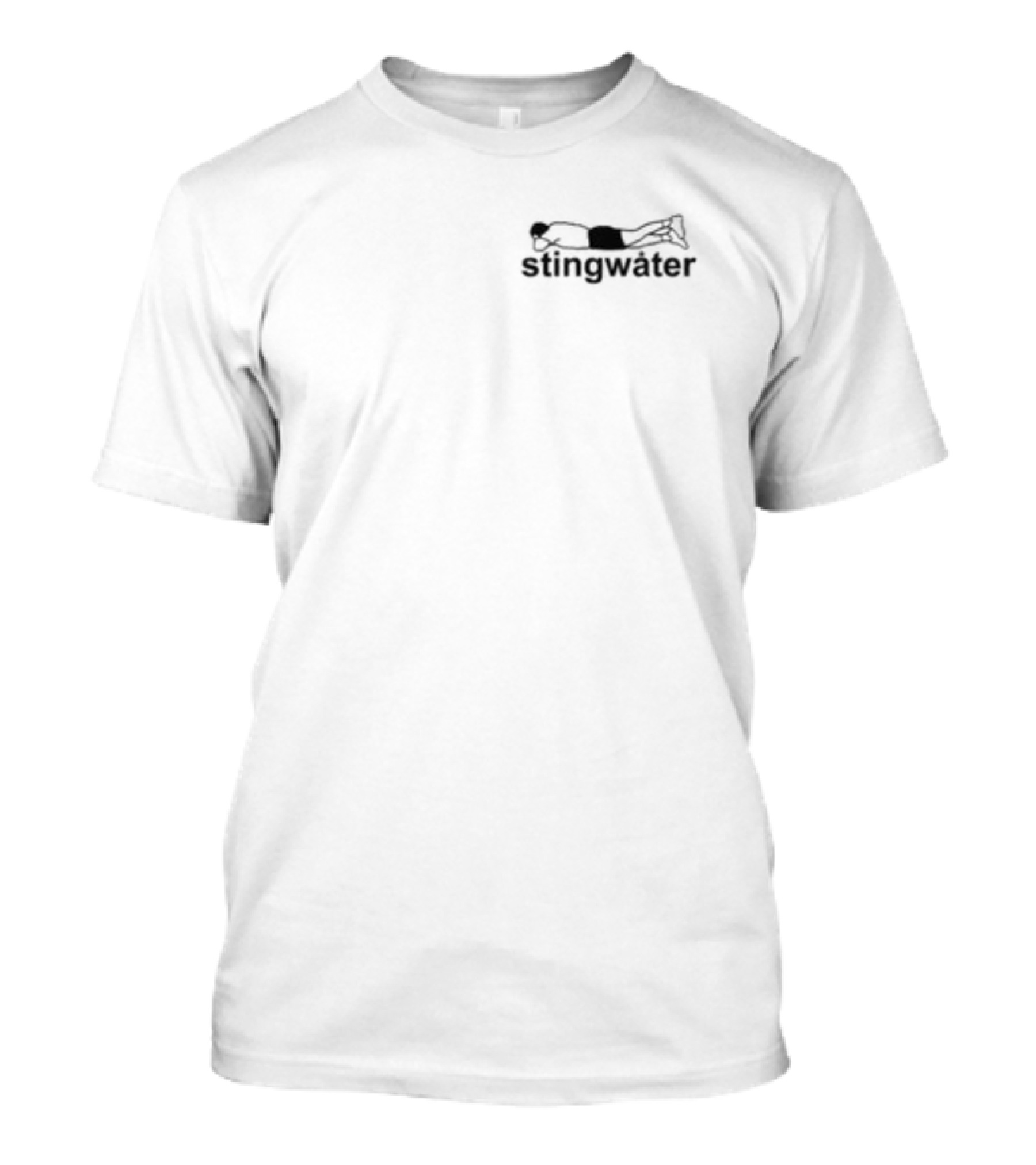 Stingwater Leave Me Alone I'm Havin A Crisis Lying Down Figure T-Shirt