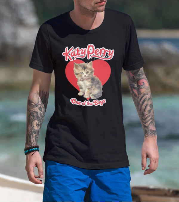 Katy Perry Cat One Of The Boys New T-Shirt