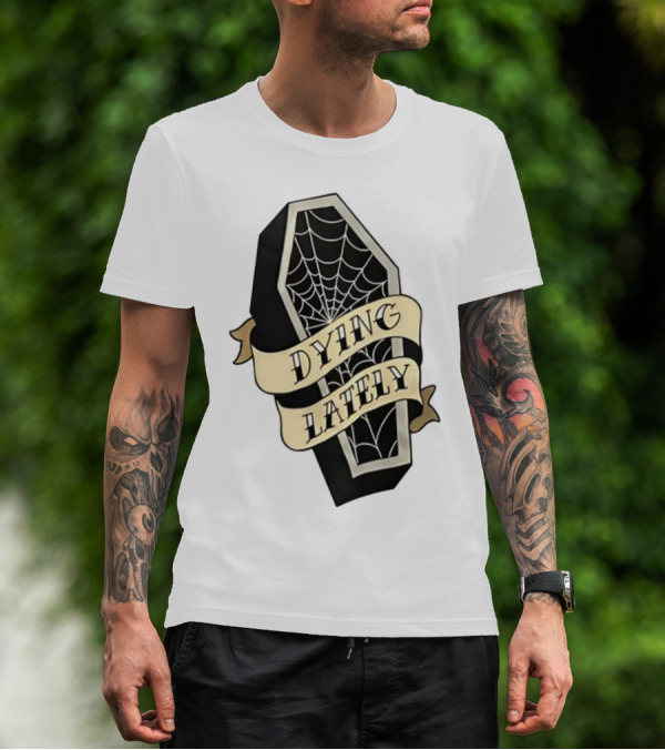 Iamjakehill Coffin Dying Lately Spiderweb T-Shirt
