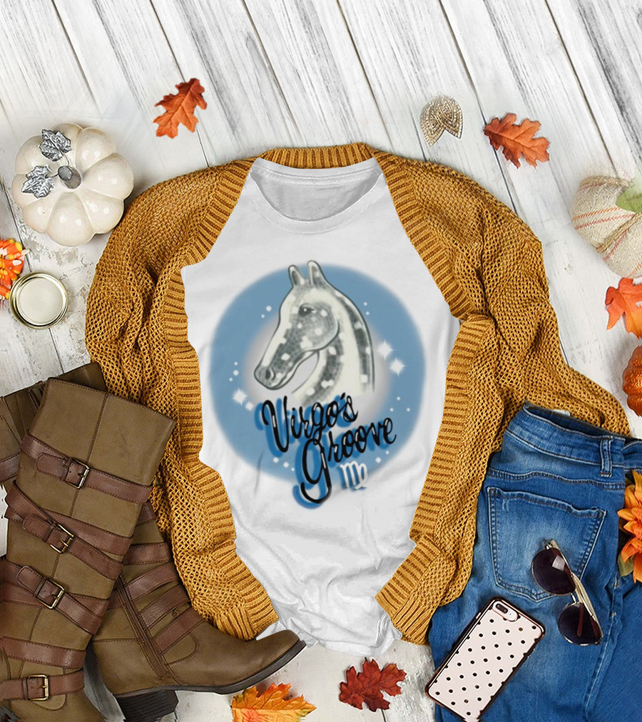 Virgo's Groove Disco Horse Party T-Shirt