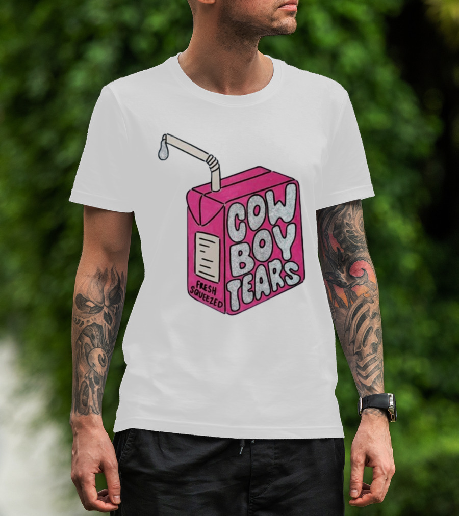 Cowboy Tears Fresh Squeezed Milk Carton T-Shirt