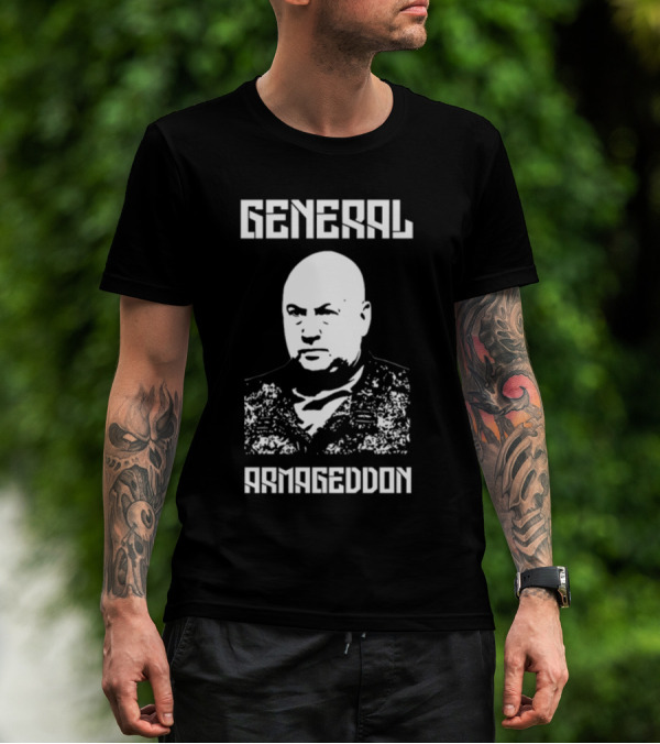 General Armageddon Gearbubble Bold Military Commander T-Shirt
